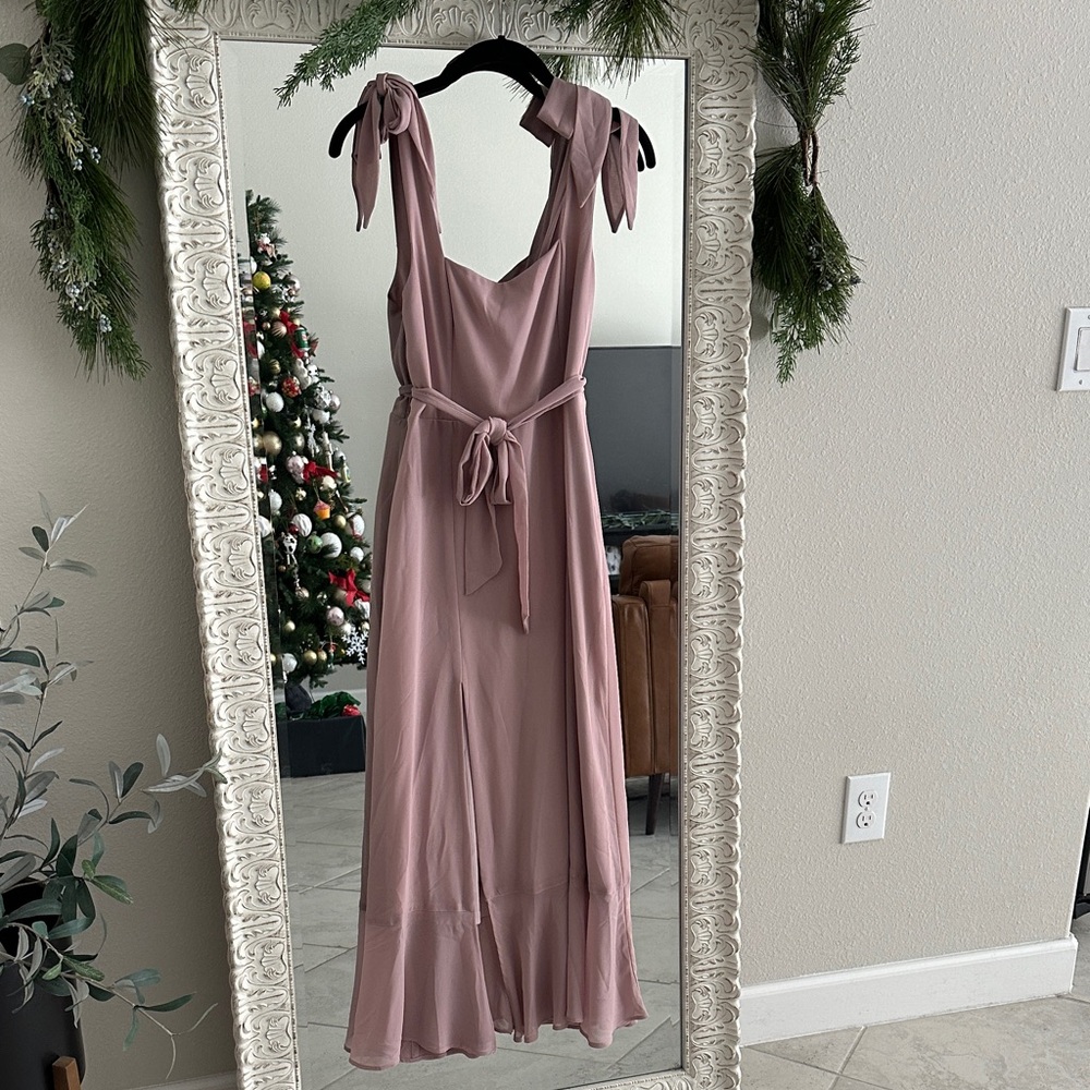 Show Me Your MuMu Mauve Dusty Rose Dress